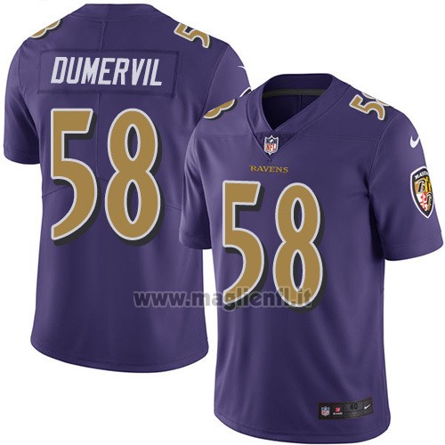 Maglia NFL Legend Baltimore Ravens Dumervil Viola
